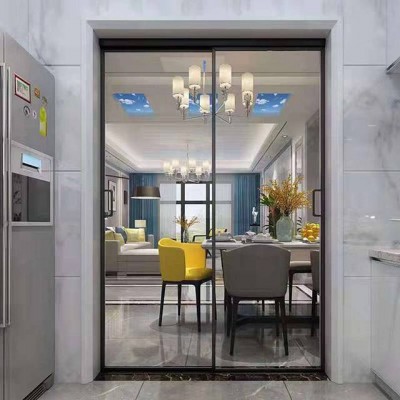 Aluminum Alloy Sliding Doors And Window Slim Frame Aluminum Sliding Door Narrow Frame Push-pull Door